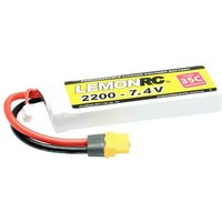 LemonRC Modellbau-Akkupack (LiPo) 7.4V 2200 mAh Zellen-Zahl: 2 35 C Softcase XT60 von LemonRC