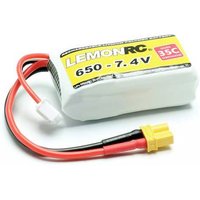 LemonRC Modellbau-Akkupack (LiPo) 7.4V 650 mAh Zellen-Zahl: 2 35 C Softcase XT30 von LemonRC