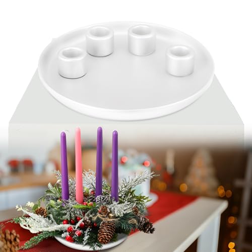 LemonRoad Keramik-Kerzenhalter, Adventskerzenhalter, 4 konische Kerzenständer, Sitzplätze für Weihnachten, Adventskranz, Herbst, Hochzeit, Urlaub, modernes Zuhause, Party, Küche, Insel LemonRoad Keramik-Kerzenhalter, Adventskerzenhalter, 4 konische Kerzenständer, Sitzplätze für Weihnachten, Adventskranz, Herbst, Hochzeit, Urlaub, modernes Zuhause, Party, Küche, Insel von LemonRoad