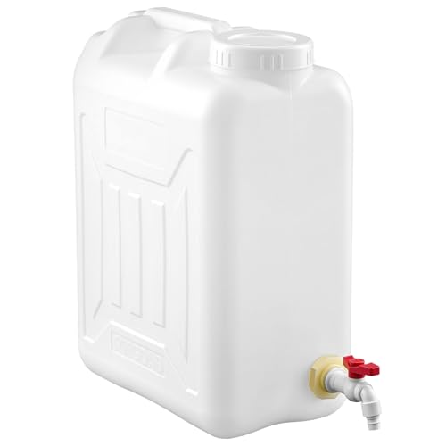 LemonRoad Kunststoffspender mit Wasserhahn, großer Wasserspender für Getränke, Getränke, wiederverwendbare Flüssigkeitsaufbewahrungslösung für Wasser, Säfte, Getränke, ätherische Öle und flüssige von LemonRoad