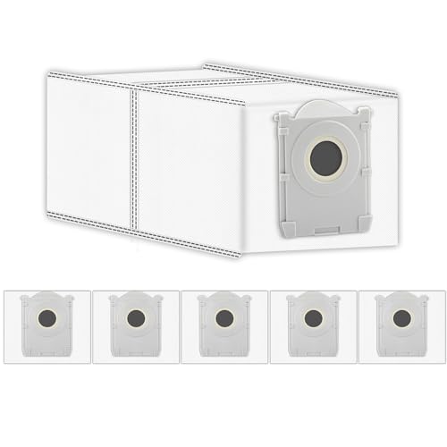 (6 Stück) X8 Pro Omni Ersatz-Staubsaugerbeutel, kompatibel mit Ecovacs Deebot X8 PRO OMNI/ T80 Omni/ T30C Omni/ X9 Pro Omni/ T50 MAX PRO Omni/ T50 PRO Omni Roboter-Staubsauger von LemonRunRun