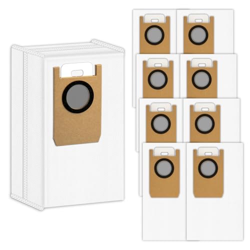 (9 Stück) Omni S1 Pro Ersatzstaubbeutel, Kompatibel Mit Eufy Roboterstaubsauger Omni S1 Pro Selbstentleerende Station, Einwegstaubbeutel für Roboterstaubsauger von LemonRunRun