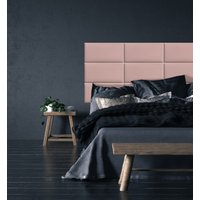 Sofia Rosa Wandkissen Polsterpaneelen Gepolstertes Wandpolster Wandpaneelen Deko-Paneel Bettkopfteil Schlafzimmer Wohnzimmer Hell Pink Rosa von Lemonbaum