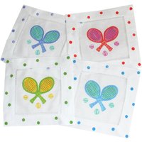 Leinen Tennis Racquet Cocktail Servietten Leinen Tennis Racquet Cocktail Servietten von LemondaisyDesign