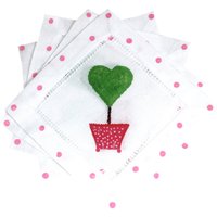 Valentinstag Brautparty Herz Topiary Cocktail Servietten Valentinstag Brautparty Herz Topiary Cocktail Servietten von LemondaisyDesign