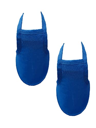 Flaschenschürze Dekoschürze 2 Stück aus 100% Baumwolle Kollektion Konzept, Farbe & Größe wählbar (Flaschenschürze 2er Set - 22x14cm, Royalblau) von Lemos Home