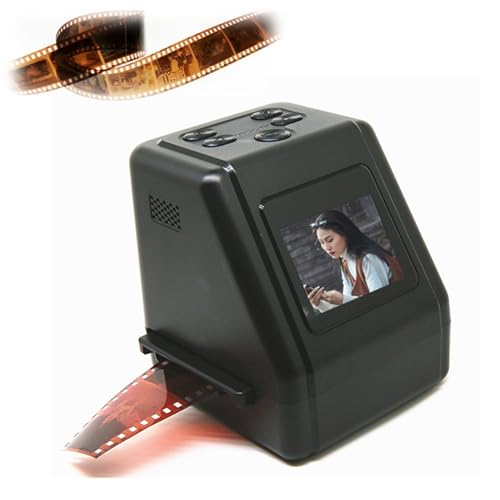 LenTLy Negativscanner, Kompakter Diascanner, Einfache Bedienung, 2-Zoll-Bildschirm für Schwarzweiß-Negative von LenTLy