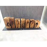 Buche Holzblock Ast Holzklotz Massiv Basteln Drechseln Holz Kantholz Untersetzer Natur Deko von LenaKutscher