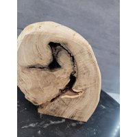 Rustikales Eichenholz-stück Einzigartiges Unikat Für Deko & Diy Holzfigur Skulptur Natur Schnecke von LenaKutscher