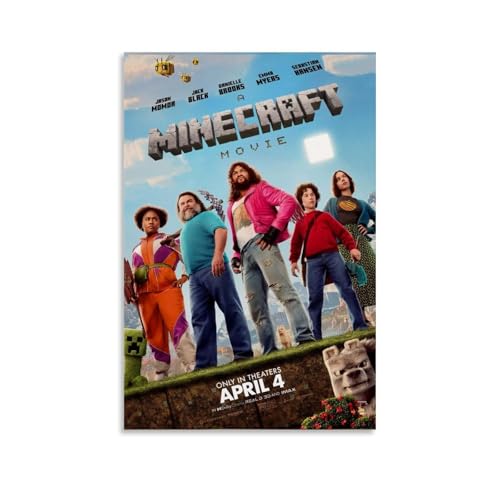Lenaeo Minecraft Poster Movie Vintage Für Zimmer, Ästhetische Leinwand-Wandkunst, Schlafzimmer-Dekor Poster 16x24inch(40x60cm) von Lenaeo