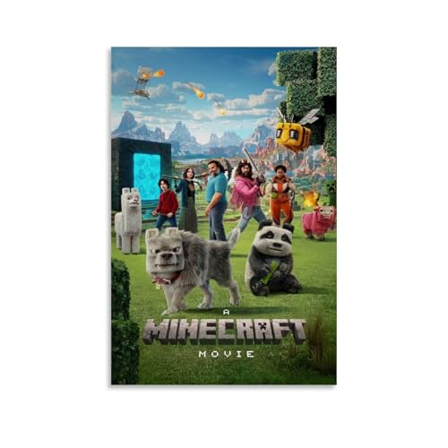 Lenaeo Minecraft Poster Vintage Movie Für Zimmer, Ästhetische Leinwand-Wandkunst, Schlafzimmer-Dekor Poster 16x24inch(40x60cm) von Lenaeo