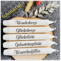 Kerze Mit Botschaft, Text, Glückslicht, Liebesbotschaft, Individuelle Kerzen, Kerzen Für Jeden Anlass; Geburtstag, Liebe, Geschenk Kerze Mit Botschaft, Text, Glückslicht, Liebesbotschaft, Individuelle Kerzen, Kerzen Für Jeden Anlass; Geburtstag, Liebe, Geschenk von LenasBastelecke