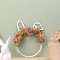 Osterdekoration, Holzkranz Für Ostern, Frühlingsdeko | Hasenohr von LenasBlumenzauber