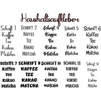 Beschriftung Vorratsdosen | Organizer Schachteln Boxen Aufkleber Für Küche Haushalt Ordnungssystem Labels von Lenasschilderwald