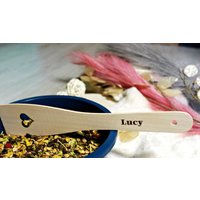 Mashlöffel Individuell Pferdemädchen Personalisiert Geschenkidee Pferdefutter Pferd Reiten Reitsport Zubehör von Lenasschilderwald