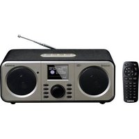 Lenco DAR-030 Tischradio DAB+, UKW Bluetooth® Weckfunktion Schwarz-Grau von Lenco