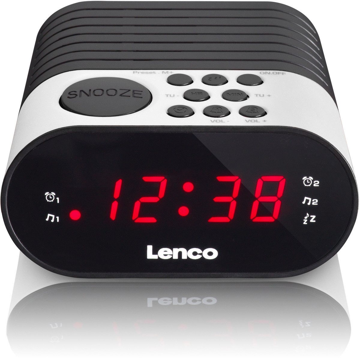 Lenco Funk-Radiowecker LENCO CR-07 Uhren-Radio Weiß LED-Display Lenco Funk-Radiowecker LENCO CR-07 Uhren-Radio Weiß LED-Display von Lenco