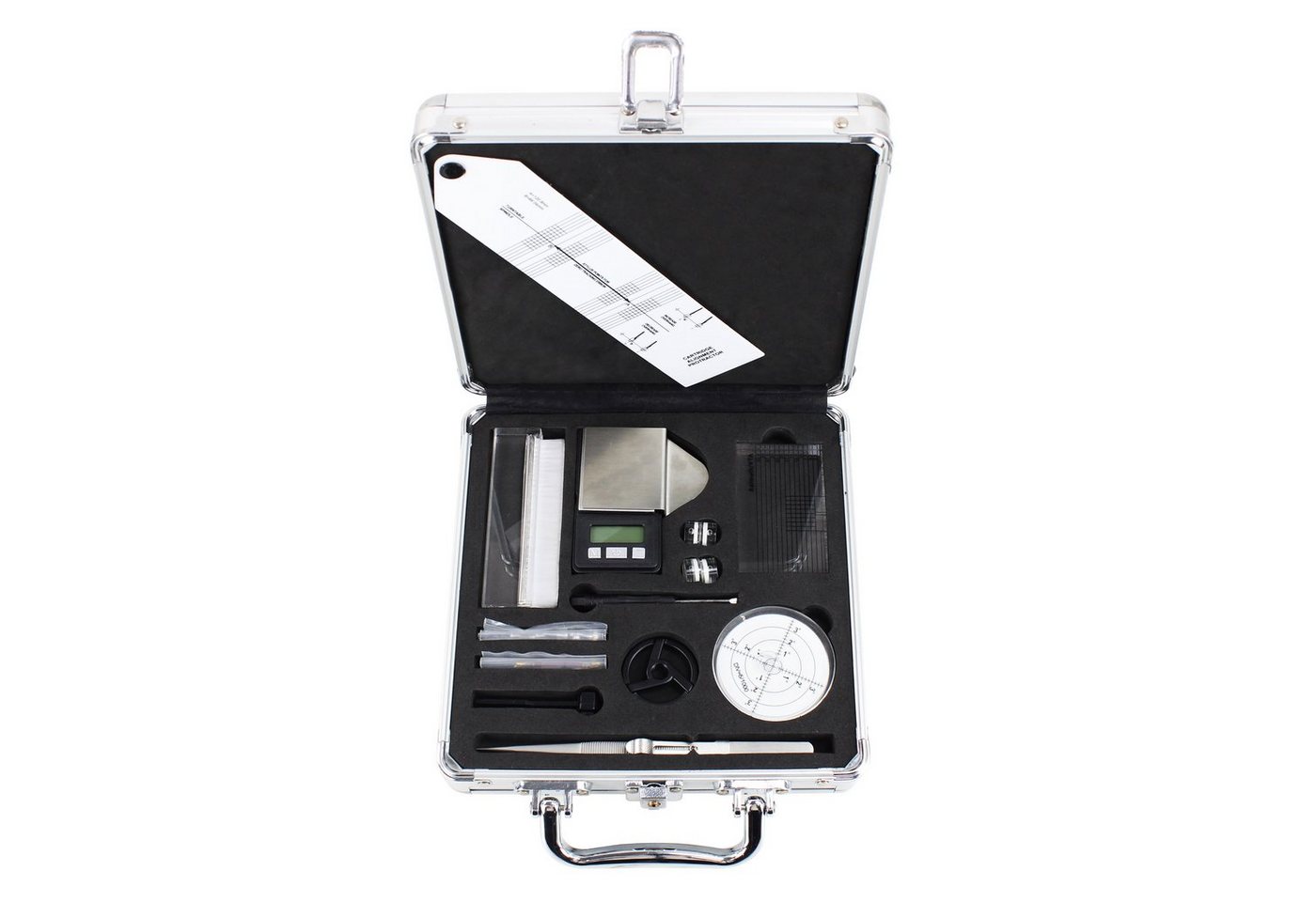 Lenco Plattenspieler-Reinigungs-Set TTA-21IN1PRO, (1-St), 12-teiliges Vinyl Pflegeset inkl. Aluminiumkoffer & großem Zubehör von Lenco