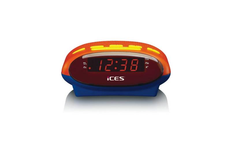 Lenco Radiowecker ICR-210KIDS modernes kinderfreundliches Uhrenradio mit LED Display & Batterie von Lenco