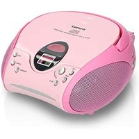 Lenco SCD-24 - Radio FM Stereoanlage mit CD-Player und Teleskopantenne, Farbe rosa Lenco SCD-24 - Radio FM Stereoanlage mit CD-Player und Teleskopantenne, Farbe rosa von Lenco