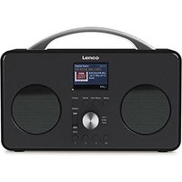 PIR-645BK Stereo Internetradio wlan mit dab+, fm schwarz, Akku (PIR645BL) - Lenco von Lenco