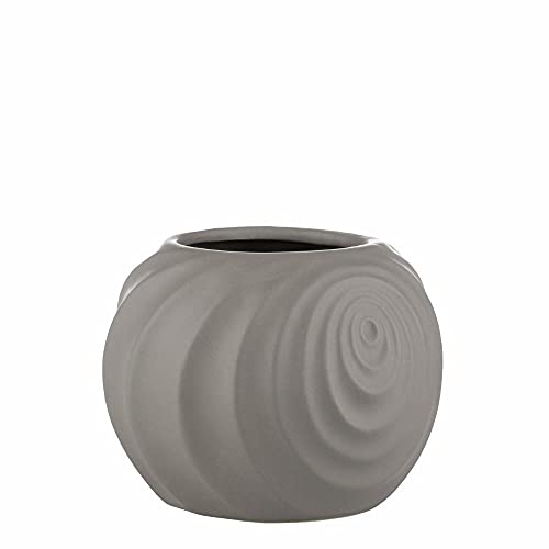 Lene Bjerre Blumentopf Swirl, braun, Keramik von Lene Bjerre