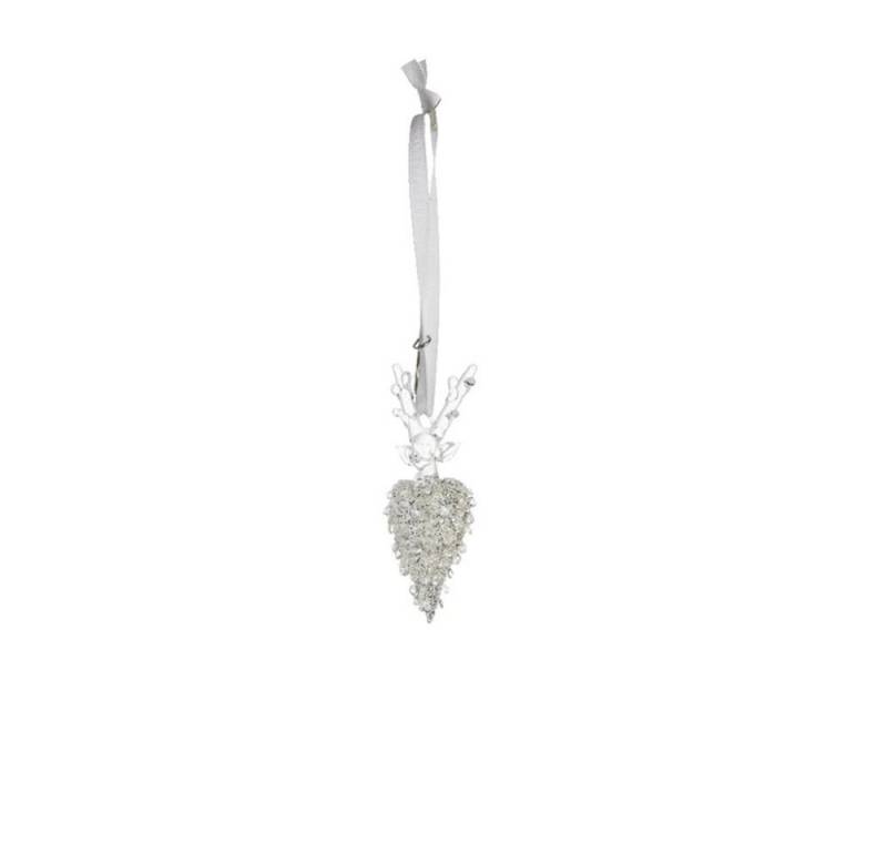 Lene Bjerre Dekoobjekt Weihnachtsdekoration CRISTELLE Glas gold glitzer, 40cm von Lene Bjerre