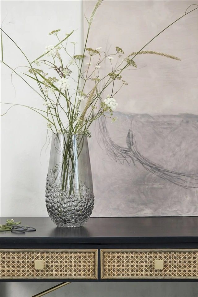 Lene Bjerre Dekovase Lene Bjerre Dornia Vase dunkelgrau von Lene Bjerre