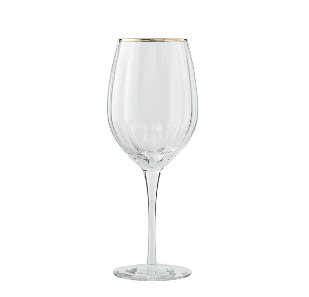 Lene Bjerre Glas Lene Bjerre Rotweinglas CLAUDINE Glas klar gold, 58cl von Lene Bjerre