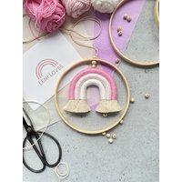 Regenbogen Makramee Wandbehang // Handgemachte & Individuelle Kinderzimmer Deko Geschenk Geburtstag Oder Geburt von LeniLovesShop