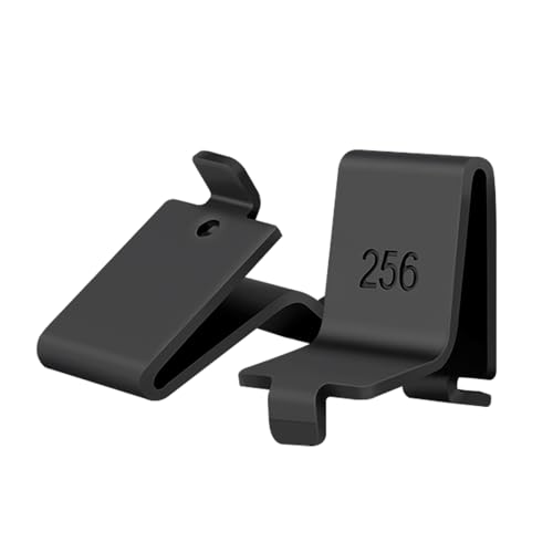Lenink 256P-ZC Verstellbare Regalklammern, 28 Stück, schwarze Regalhalterungen für Metall- und Holzregale von Lenink