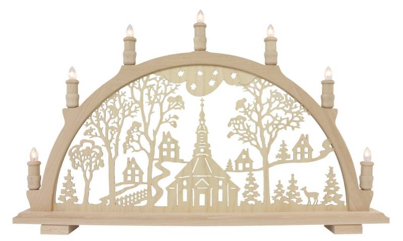 Lenk und Sohn Osterhase Lenk und Sohn Schwibbogen Seiffener Kirche von Lenk und Sohn