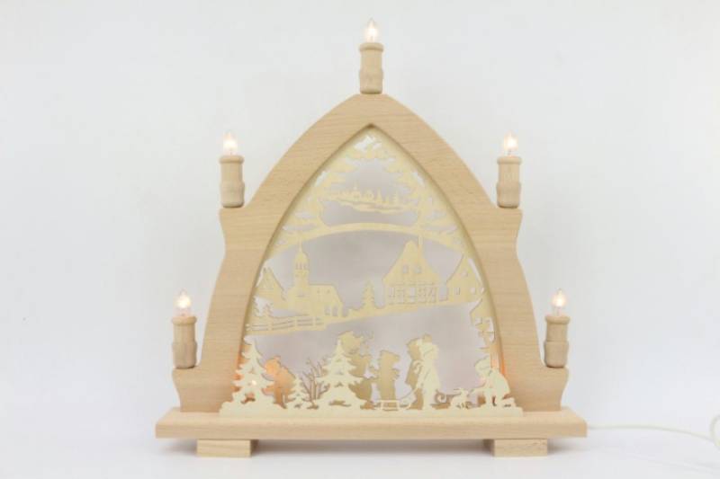 Lenk und Sohn Lichterbogen Lenk und Sohn Schwibbogen / Rundbogen Winterlandschaft von Lenk und Sohn