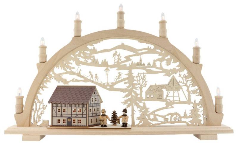 Lenk und Sohn Osterhase Lenk und Sohn Schwibbogen Fachwerkhaus Laternenkinder von Lenk und Sohn