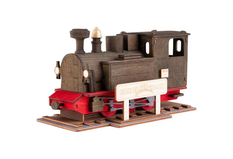 Lenk und Sohn Räuchermännchen Räucherlok Fichtelbergbahn (9,5cm) von Kunstgewerbe Lenk & Sohn von Lenk und Sohn