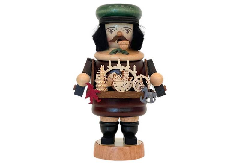 Lenk und Sohn Räuchermännchen Räuchermann - Händler - 20 cm Geschenk Dekoration Weihnachten von Lenk und Sohn