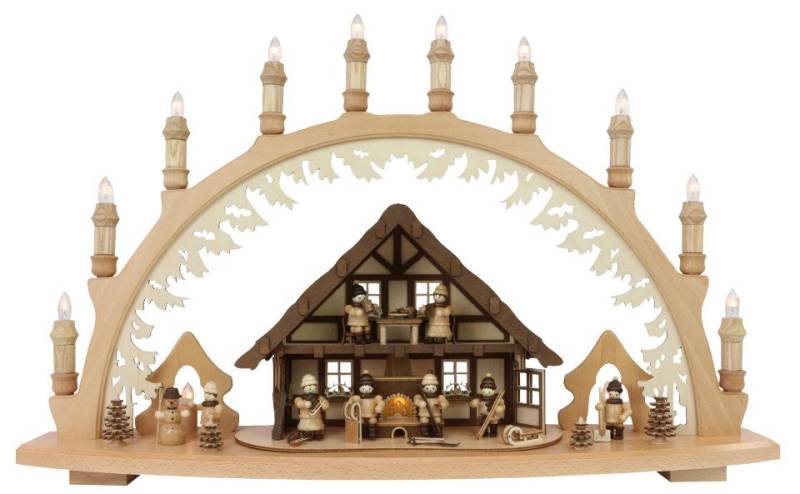 Lenk und Sohn Osterhase Lenk und Sohn Schwibbogen Erzgebirgshaus Winterkinder von Lenk und Sohn
