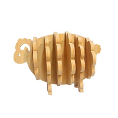 Lenotoon Holzschale Blumentopf Tablett Untersetzer Küchendeko Tablett Untersetzer Hohe Temperaturbeständigkeit Happy Sheep Lenotoon Holzschale Blumentopf Tablett Untersetzer Küchendeko Tablett Untersetzer Hohe Temperaturbeständigkeit Happy Sheep von Lenotoon