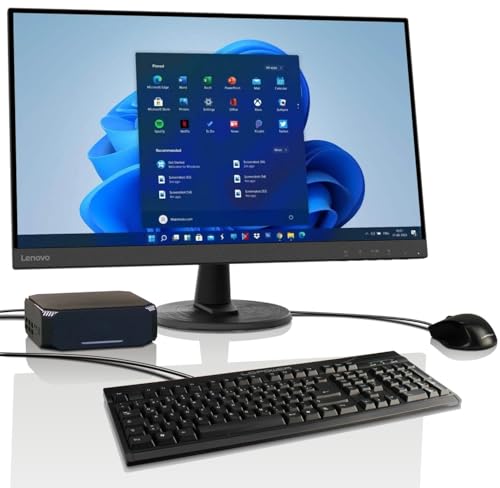 All-in-One Paket Lenovo 27-Zoll Ryzen5 12-Thread Computer mit 3 Jahren Garantie! Ryzen5 5500U 12 Threads 4 GHz, 16 GB, 512 GB SSD, WLAN, Bluetooth, USB 3, Windows 11, MS Office - 7724 von Lenovo