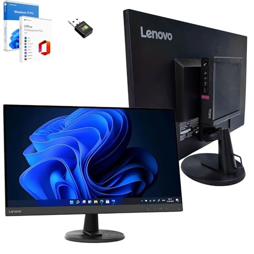 Computer Kompletter Desktop-Computer 27 Zoll i5 8500 16 GB RAM 512 GB SSD Win 11 Pro Office 2021 Pro Garantie 36 Monate von Lenovo