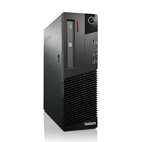 Lenovo, Desktop-PC, gebrauchsfertig, PC, Intel i5, RAM, 8GB, SSD, 256GB, Office-Paket 2021, Windows 11 Pro und WLAN-Stick (Generalüberholt) von Lenovo