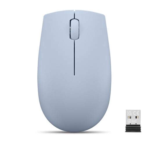 Lenovo 300 Wireless Compact Mouse|Frost Blue von Lenovo