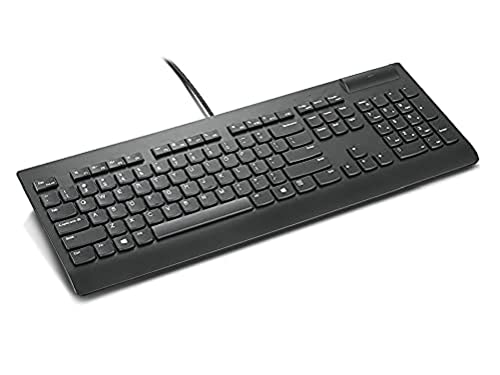 Lenovo 4Y41B69372 Tastatur USB QWERTZ Deutsch Schwarz Full-Size von Lenovo