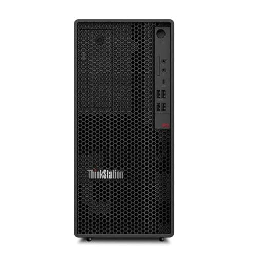 Lenovo - Desktop AI ThinkStation P2 Tower, Desktop-PC Büro mit Windows 11 Pro, Intel Core i7-14700 vPro, 32 GB DDR5 RAM, 1TB SSD NVMe, GPU RTX 4060 8 GB - Computer mit PCIe-Erweiterbarkeit von Lenovo