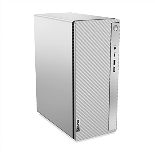 Lenovo IdeaCentre 5 Gen 7 Desktop-PC (Intel Core i5-12400, 16 GB RAM, 512 GB SSD, Intel UHD Graphics 730, Windows 11 Home) Cloud-Grau – spanische QWERTY-Tastatur von Lenovo