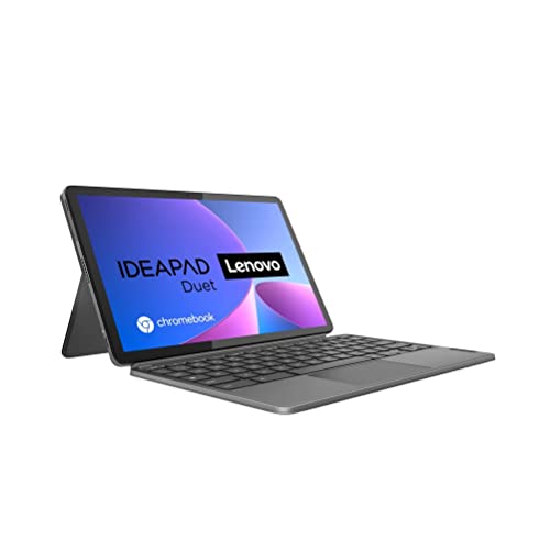 Lenovo Chromebook IdeaPad Duet 3 2-in-1 Tablet | 10,9" 2K Touch Display | Qualcomm Snapdragon 7c Gen 2 | 4GB RAM | 64GB SSD | Qualcomm Adreno Grafik | Chrome OS | QWERTZ | grau von Lenovo