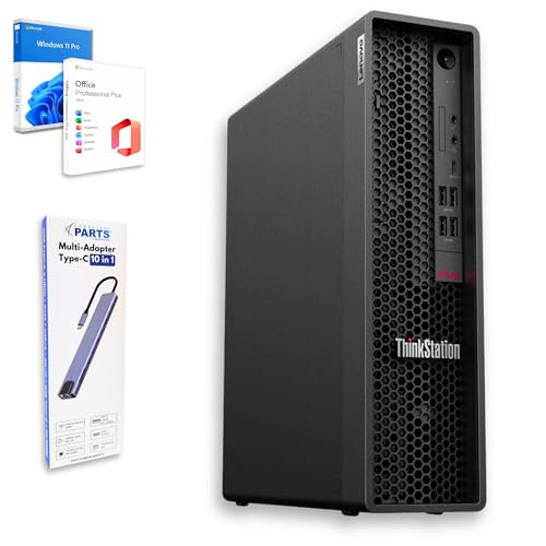 Lenovo PC komplett Büro Professional i7 10700 bis zu 4,80 GHz -32 GB RAM 1 Tera SSD - Usb-c -Doking Station 10 in 1 Win 11 Pro Office 2024 Pro Garantie 36 Monate von Lenovo