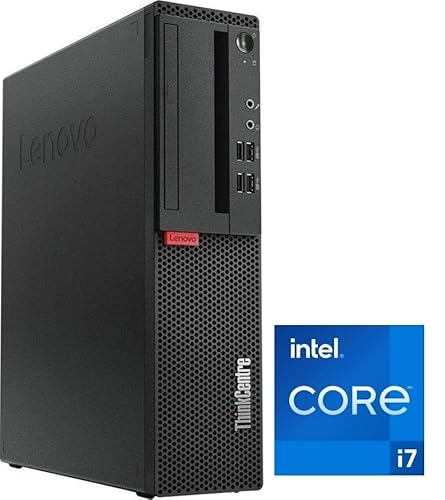Lenovo - Schneller PC mit Intel Core i7 6700 - Desktop Computer + Silent Rechner für Büro & Home Office mit 4 GHZ - 32 GB - 1000 GB SSD - USB3.0 - WLAN - inkl Windows 11 Pro und Office 2010 | 7863 von Lenovo