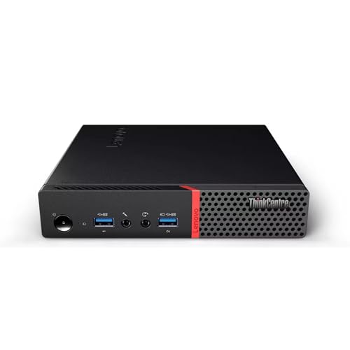 Lenovo ThinkCentre, Mini PC Tiny, Intel i5-9500 6 Core 3 GHz, RAM 16 GB SSD 256 GB, Win 11, Desktop Mini gebrauchsfertig mit Libre Office und WLAN-Stick (überholt) von Lenovo