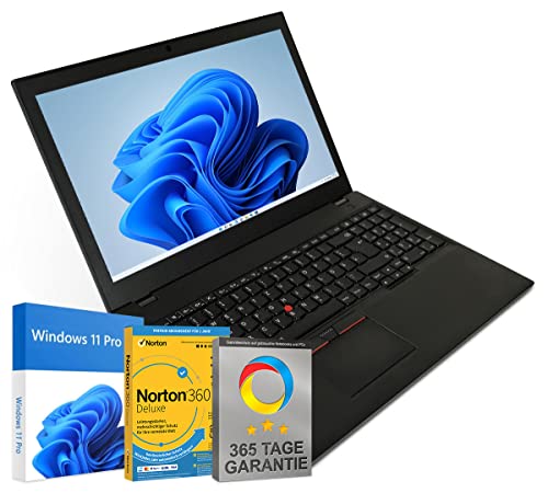 Lenovo ThinkPad T560 15,6 Zoll Full HD Laptop Intel Core i5-6300U@ bis zu 3 GHz 16 GB 512 GB SSD mit Windows 11 Pro & GRATIS Antiviren-Software inkl. 365 Tage Garantie (Generalüberholt) von Lenovo
